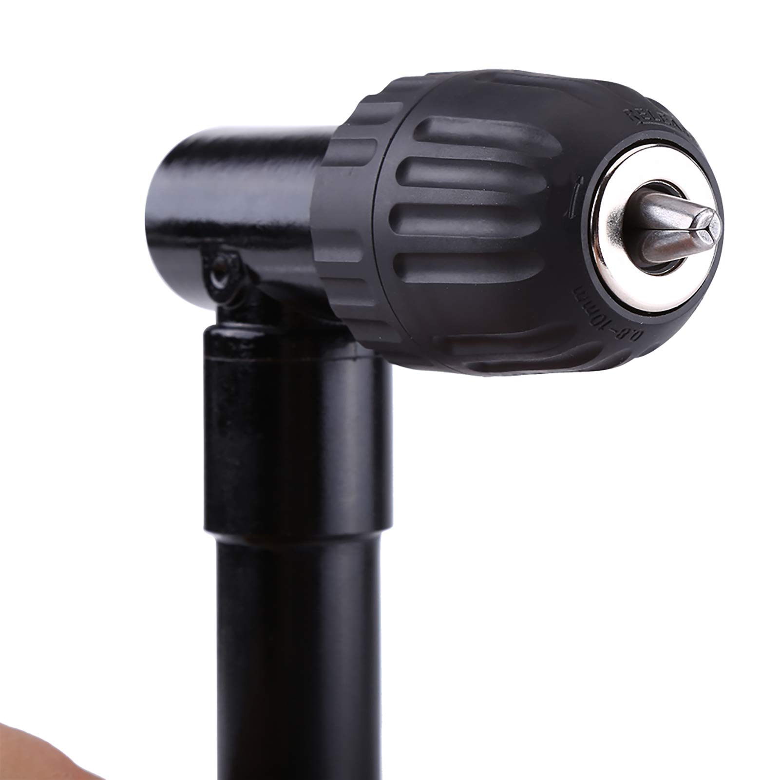 Kątowy 90 stopni uchwyt przedłużający do wiercenia Hex Quick Change Drive i magnetyczne gniazdo bitowe 8mm wał elektryczny przedłużacz do wiertarki;