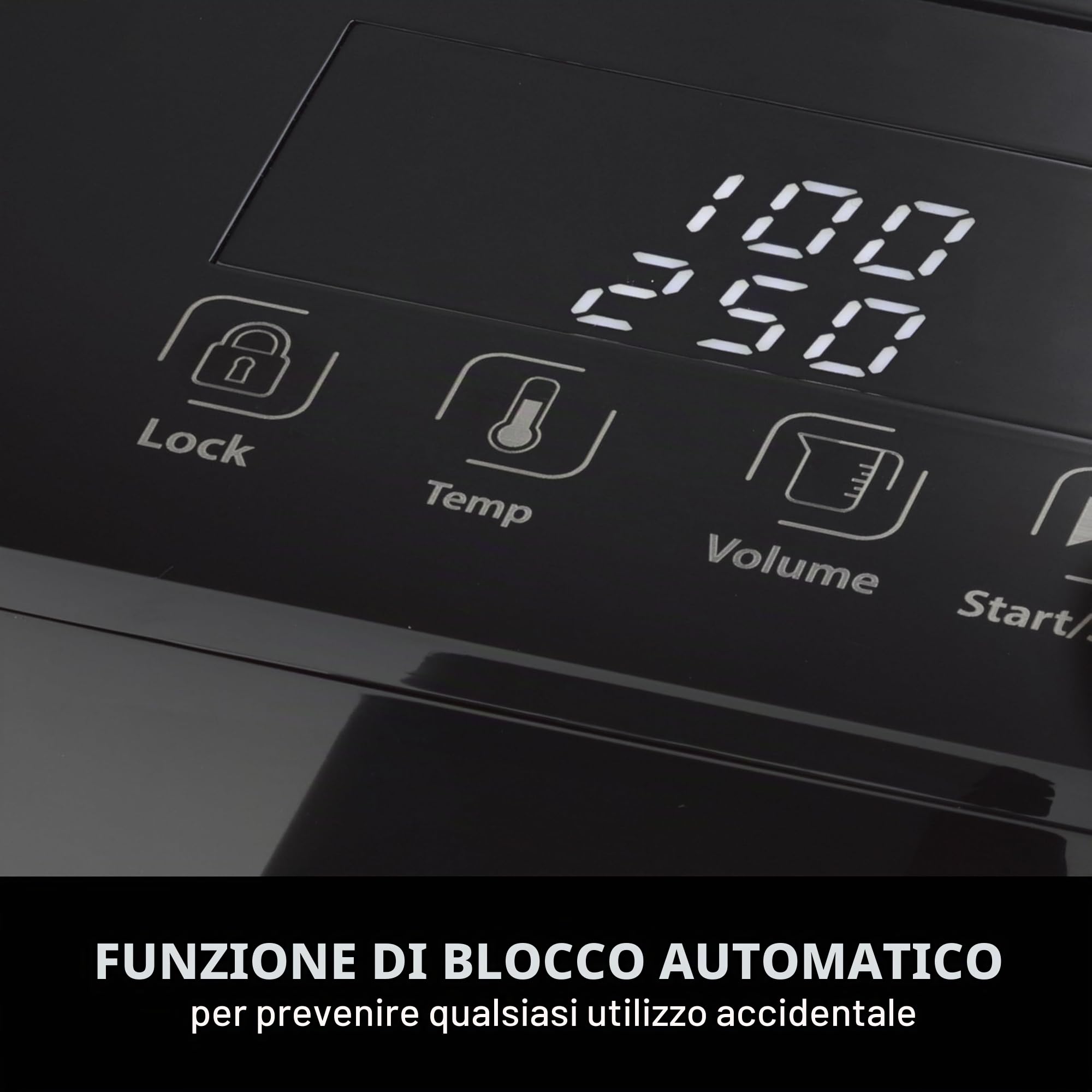 CASO HW 550 - Dispenser di acqua calda turbo per la preparazione di tè, caffè solubile, alimenti per bambini, serbatoio acqua 2,9 l, 7 livelli di temperatura regolabili da 40 a 100 °C in incrementi di