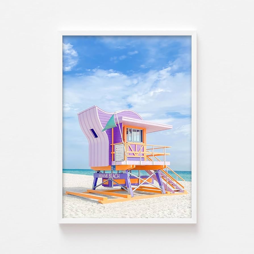 Amazon.co.jp: 【夏 海の絵 ビーチ 風景 インテリア ポスター