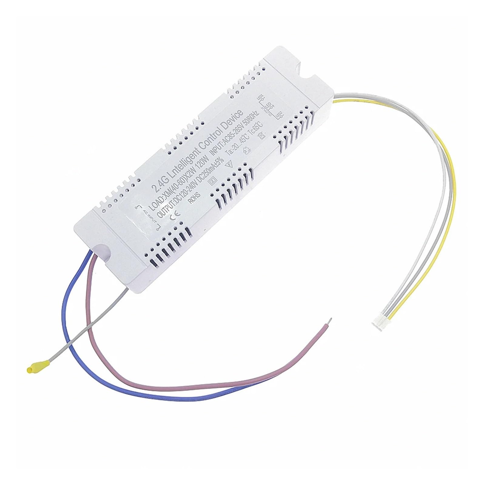 Pilote LED intelligent 120-150W x2 avec télécommande et transformateur gradation 250mA