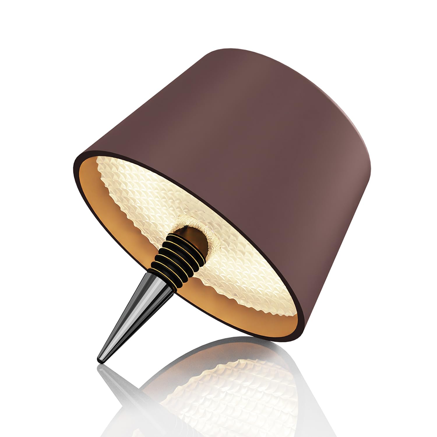 MU LIN lampada bottiglia ricaricabile,lampada da tavolo senza fili,Controllo Touch da 3 Modalita Temperatura di Colore, Dimmerabile, per Soggiorno, Ristorante