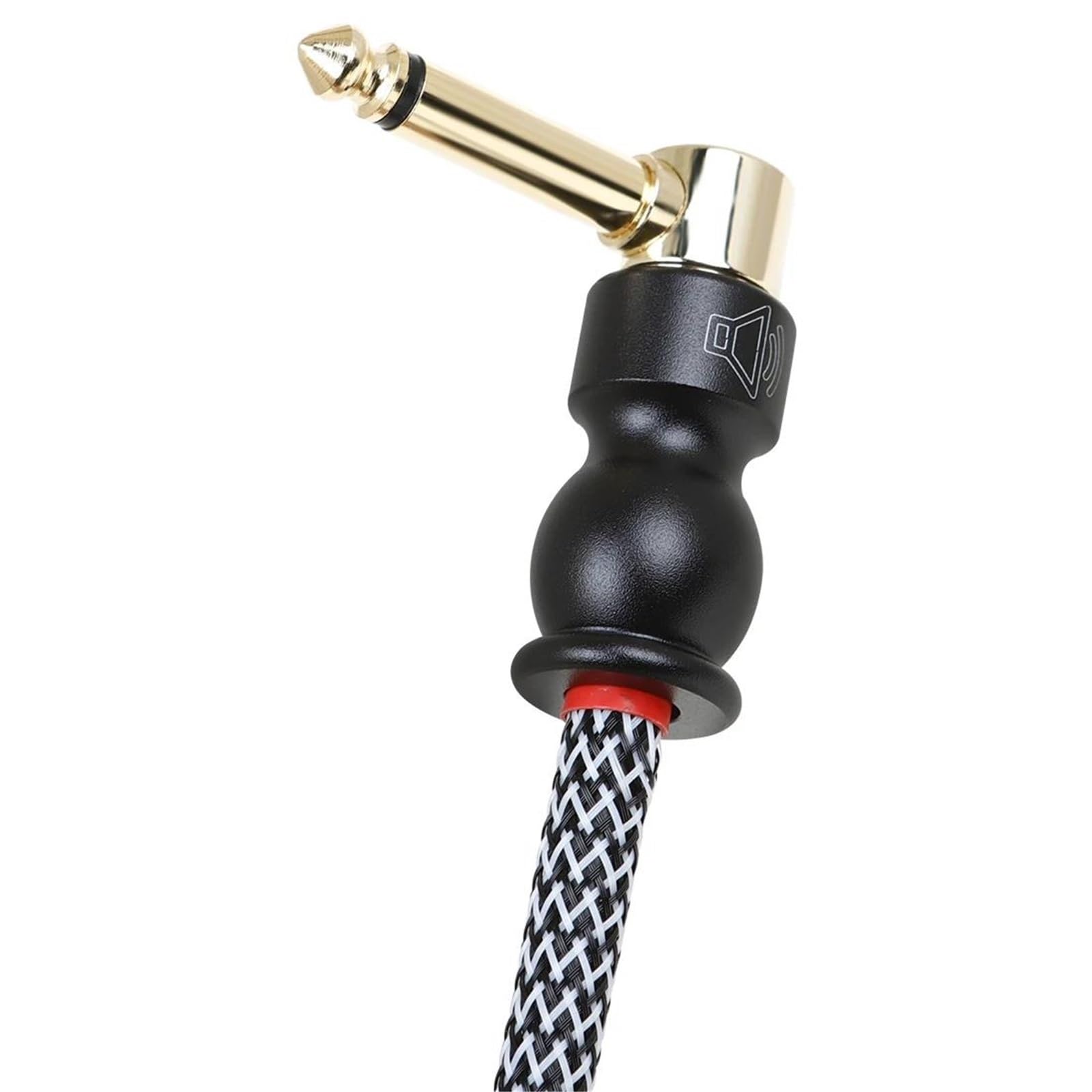 Kabel Do Gitary Kable Do Gitary Elektrycznej Głośniki Wzmacniacze 6,35 Mm | Używając materiału przewodzącego,miedzi o wysokiej czystości i dobrej przewodności.(2M)