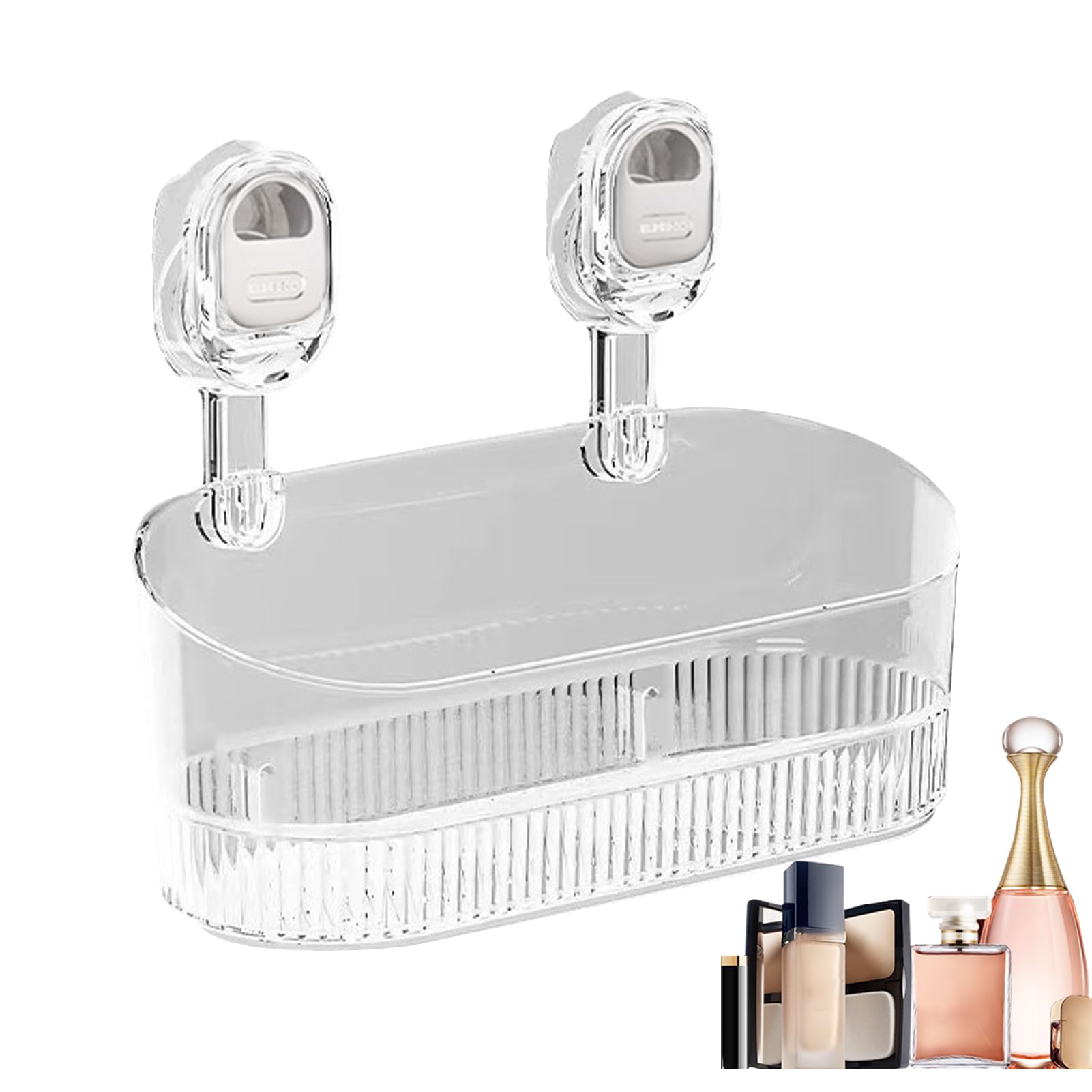 Étagère de douche à ondulation de drainage anti-stagnation