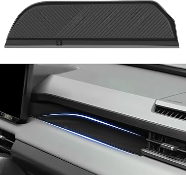 Tray Passenger Storage Organizer Mat for Toyota RAV4 2026 Center Console Organizer Glove Box Storage Organizer Tray Anti-Rattle Silicone Dashboard Storage Mat for RAV4 Interior Accessories