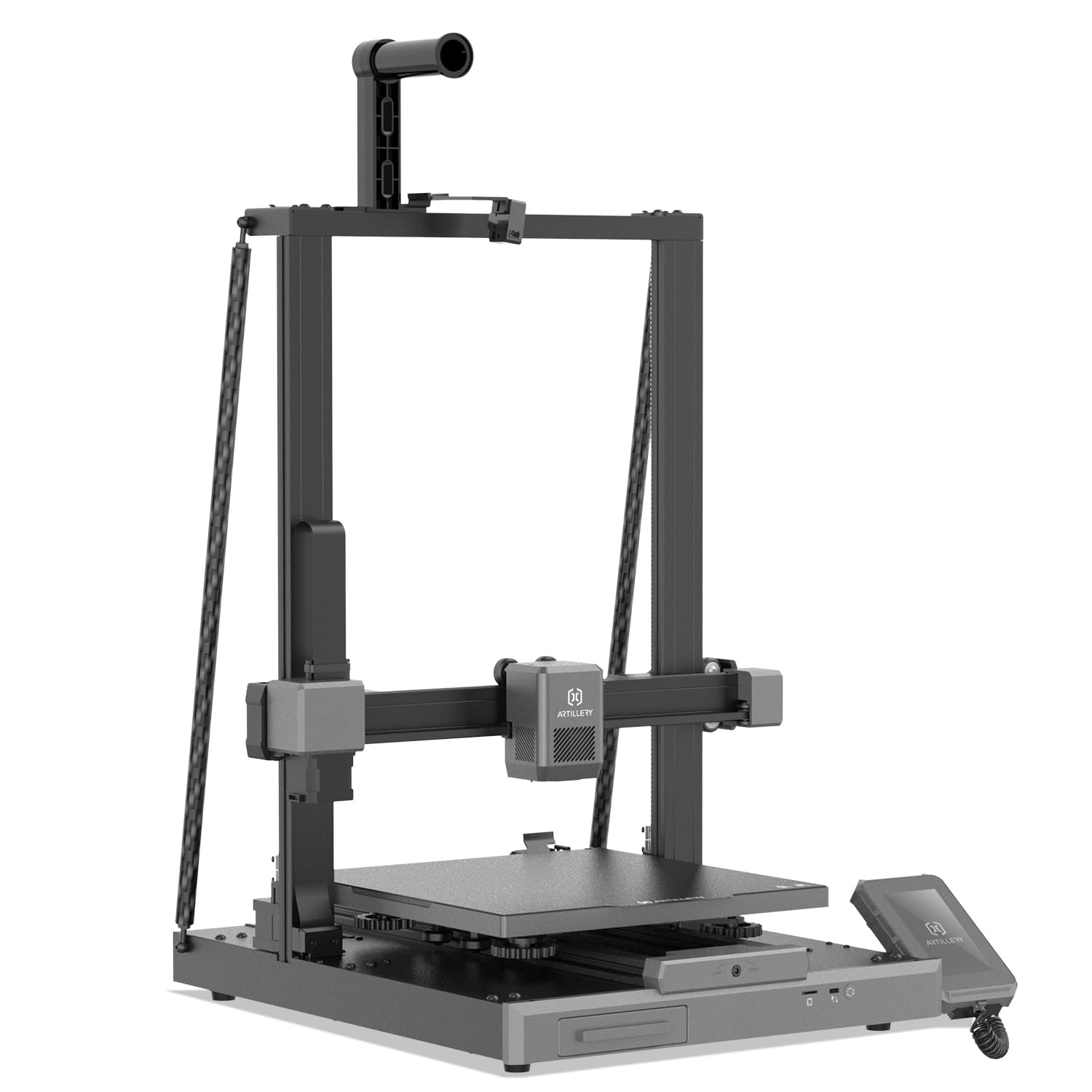 Artillery Sidewinder X3 Plus 3D Printer 300mm/s High Speed Large FDM Printer Auto-Leveling Dual-Gear Direct Extruder and High-Temp Auto Cleaning Nozzle Ideal for Beginners 11.8x11.8x15.7In