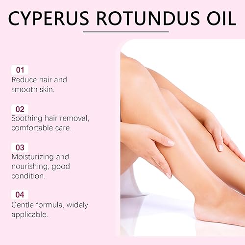 Miniatura 3 de Cyperus Rotundus Oil, Natural Cyperus Rotundus Oil for Hair Removal, Moisturizing & Soothing, Gentle on All Skin Types, 2 Fl Oz