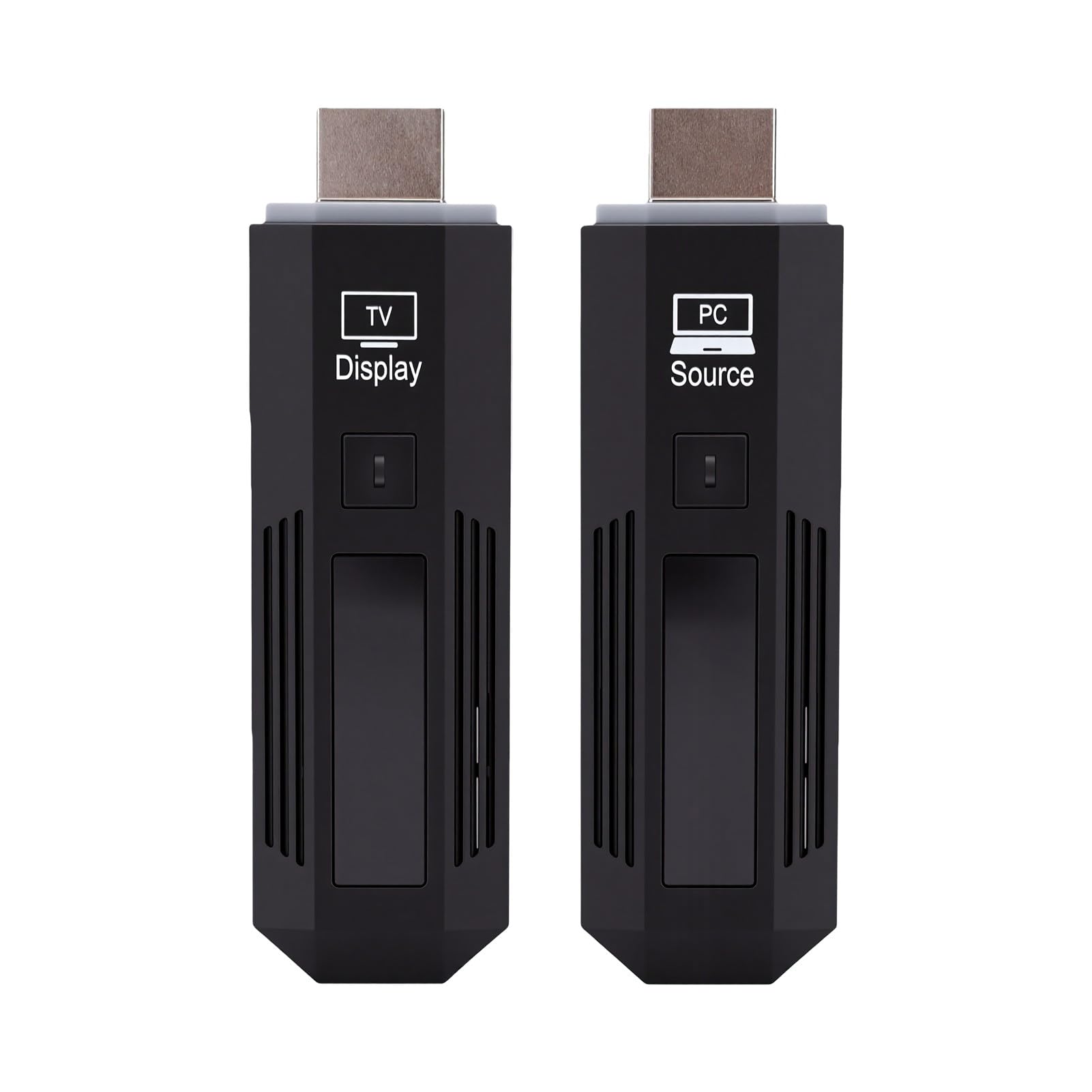 Annadue Ricevitore Trasmettitore Video Wireless Interfaccia Multimediale | Materiale ABS, Doppia Banda 2.4G/5.8G, Plug and Play per Laptop, TV Box, Proiettore