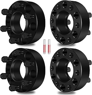 SCITOO 2 inch 4X 6x135 to 6x135 hub centric Wheel Spacers 14x2 Studs 6 Lug Wheel Spacer Adapters for Expedition Wheel Spacers for Mark LT Wheel Spacers for Navigator Wheel Spacers