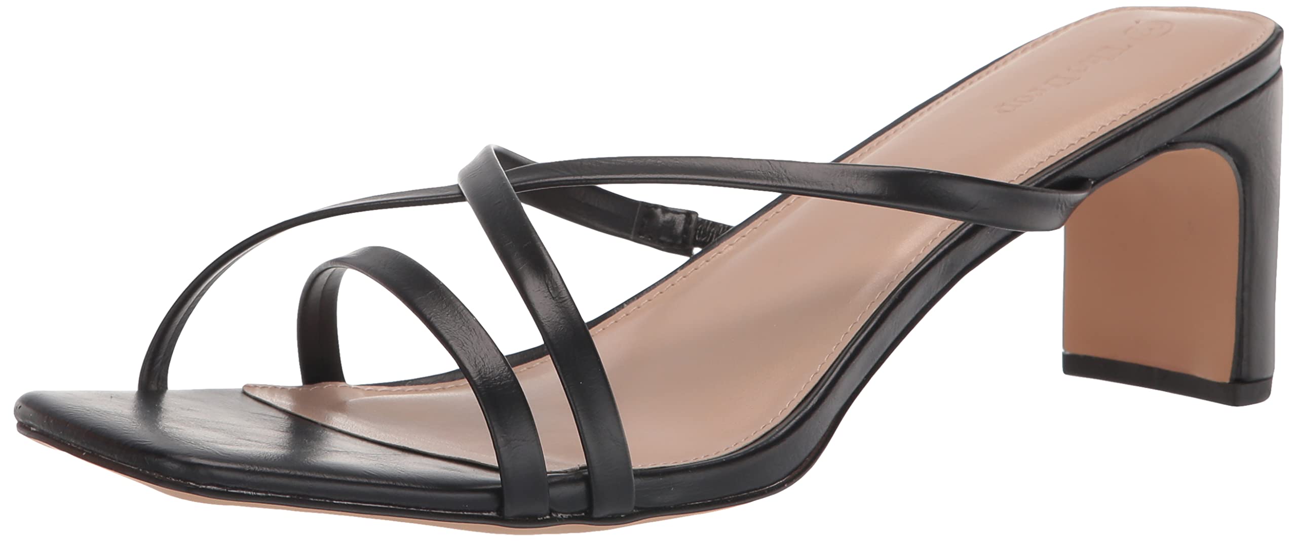 The Drop Women's Amelie Strappy Square Toe Heeled Sandal