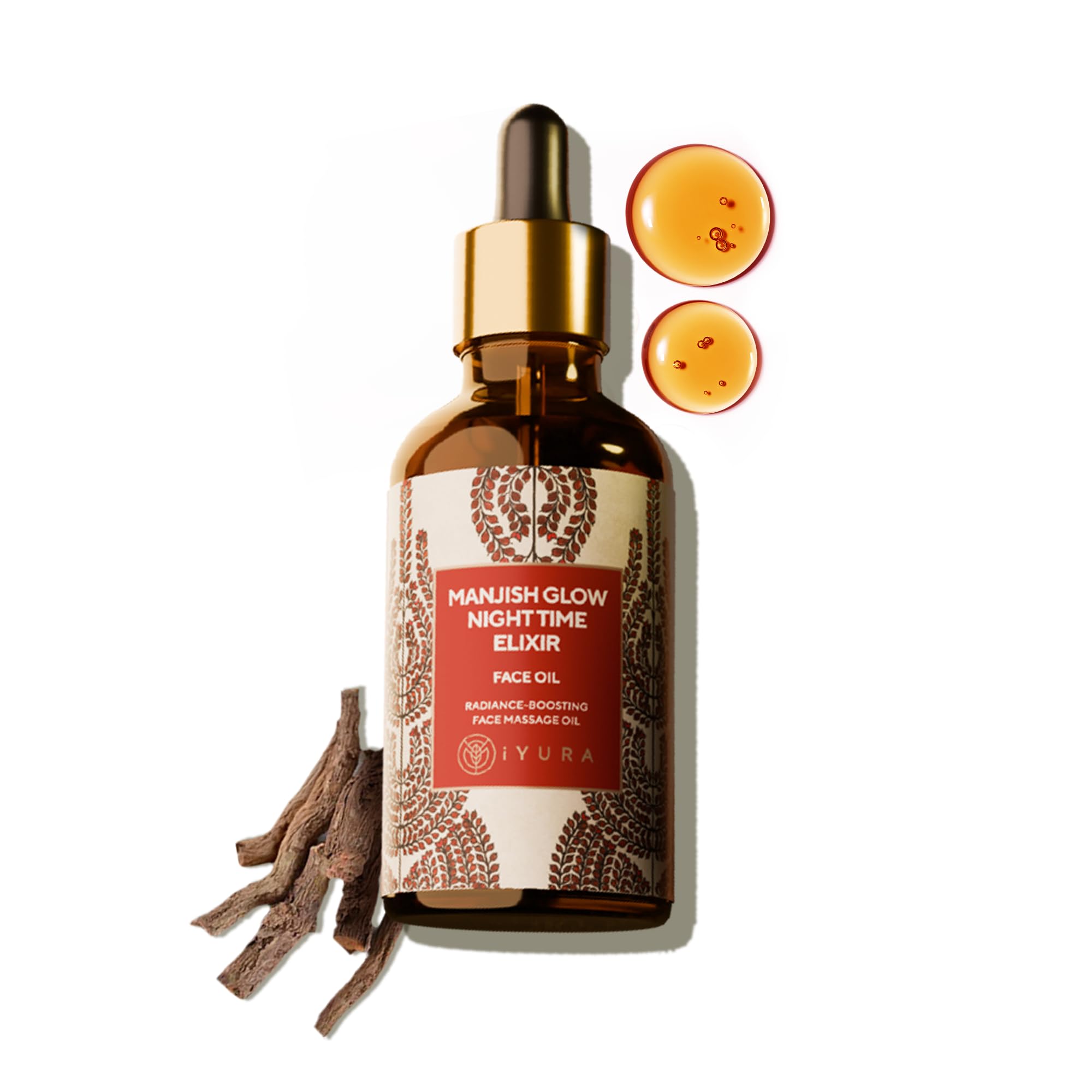 Iyura Manjish Glow Elixir Olio idratante per pelli secche 30ml