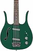 Amazon.com: Danelectro Red Hot Longhorn Semi-hollowbody Bass