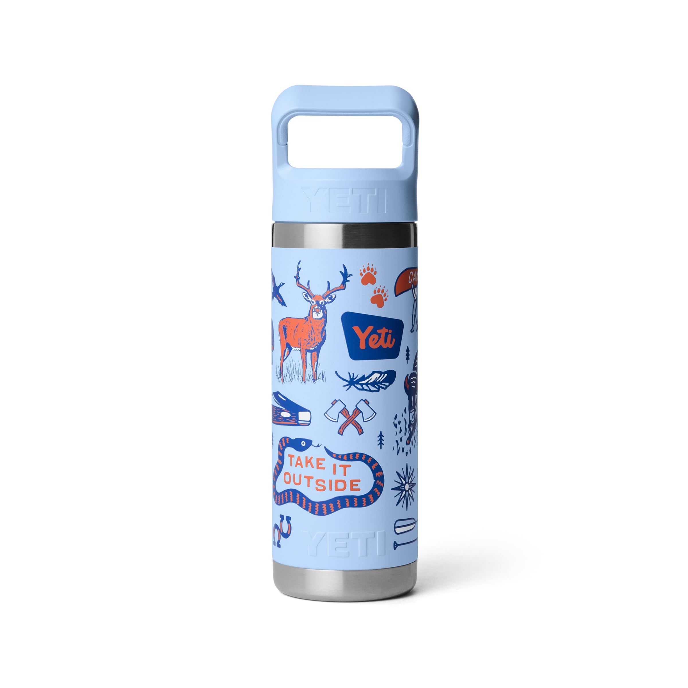 YETI Rambler 18 oz Bottle, Vacuum Insulated, Stainless Steel with