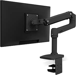 ERGOTRON エルゴトロン LX モニターアーム デスクマウント マットブラック 34インチ(3.2~11.3kg)まで VESA規格対応 45-241-224