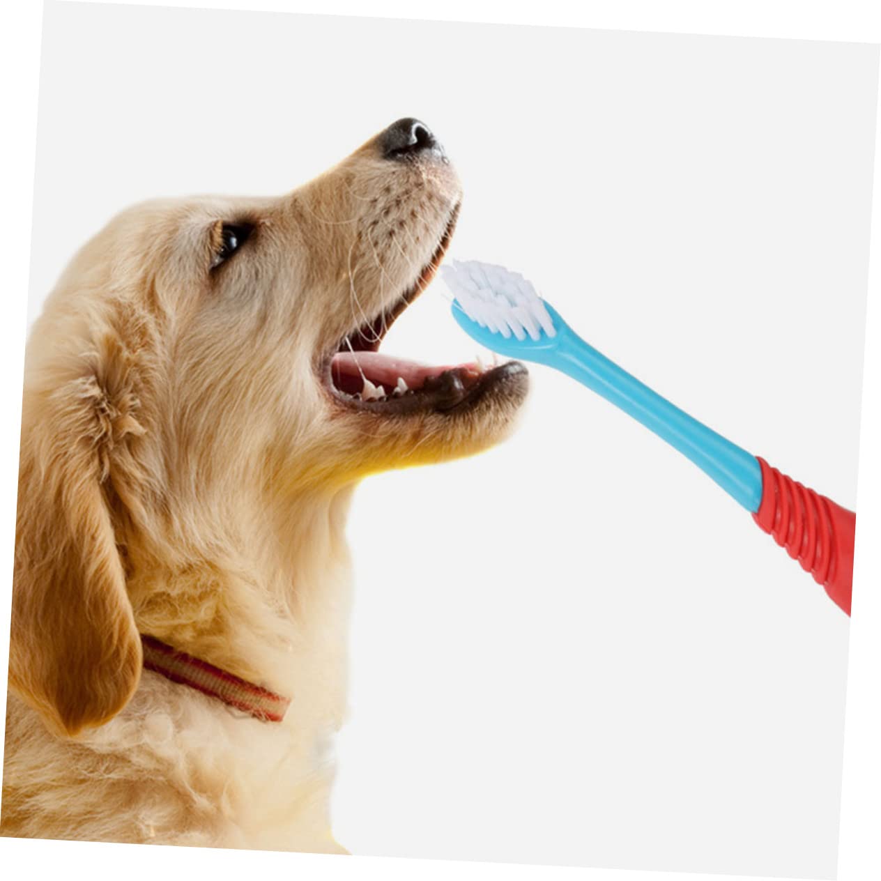 Levemolo Pet Oral Care Supplies 4pcs Dog Puppy Toothbrush Manual Cleaning Brush