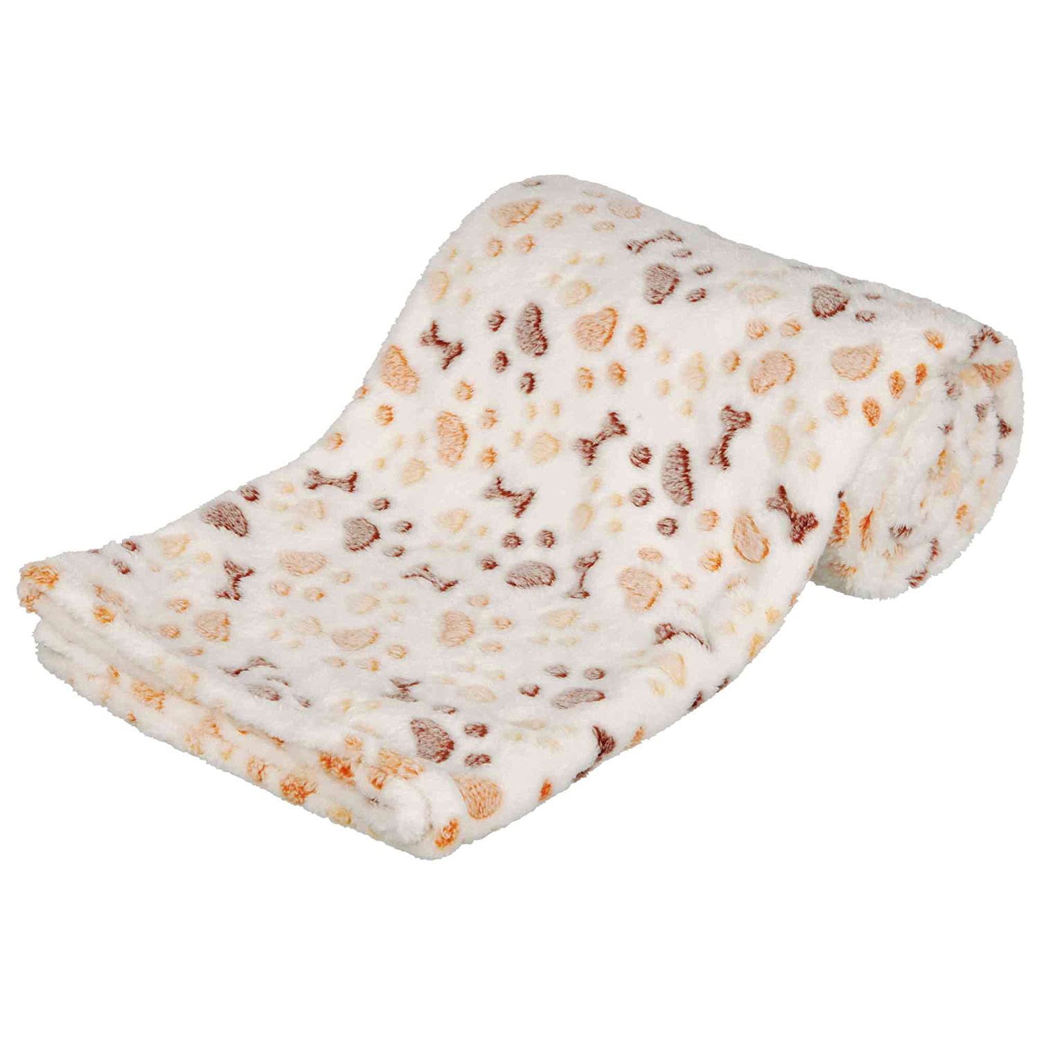 TRIXIE Lingo Blanket, 150 x 100 cm, White/Beige