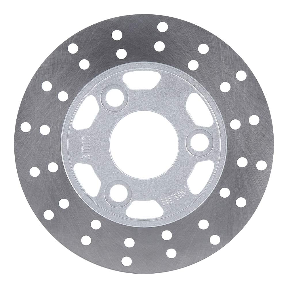 Aramox Tarcza hamulcowa motocykla, wirnik hamulca tarczowego motocykla, hamulec motocyklowy ze stopu aluminium Motocykl 3 wzór śrub 155 MM Tarcza hamulcowa do skutera GY6 Motorower Z50 Z50A Z50J DR11