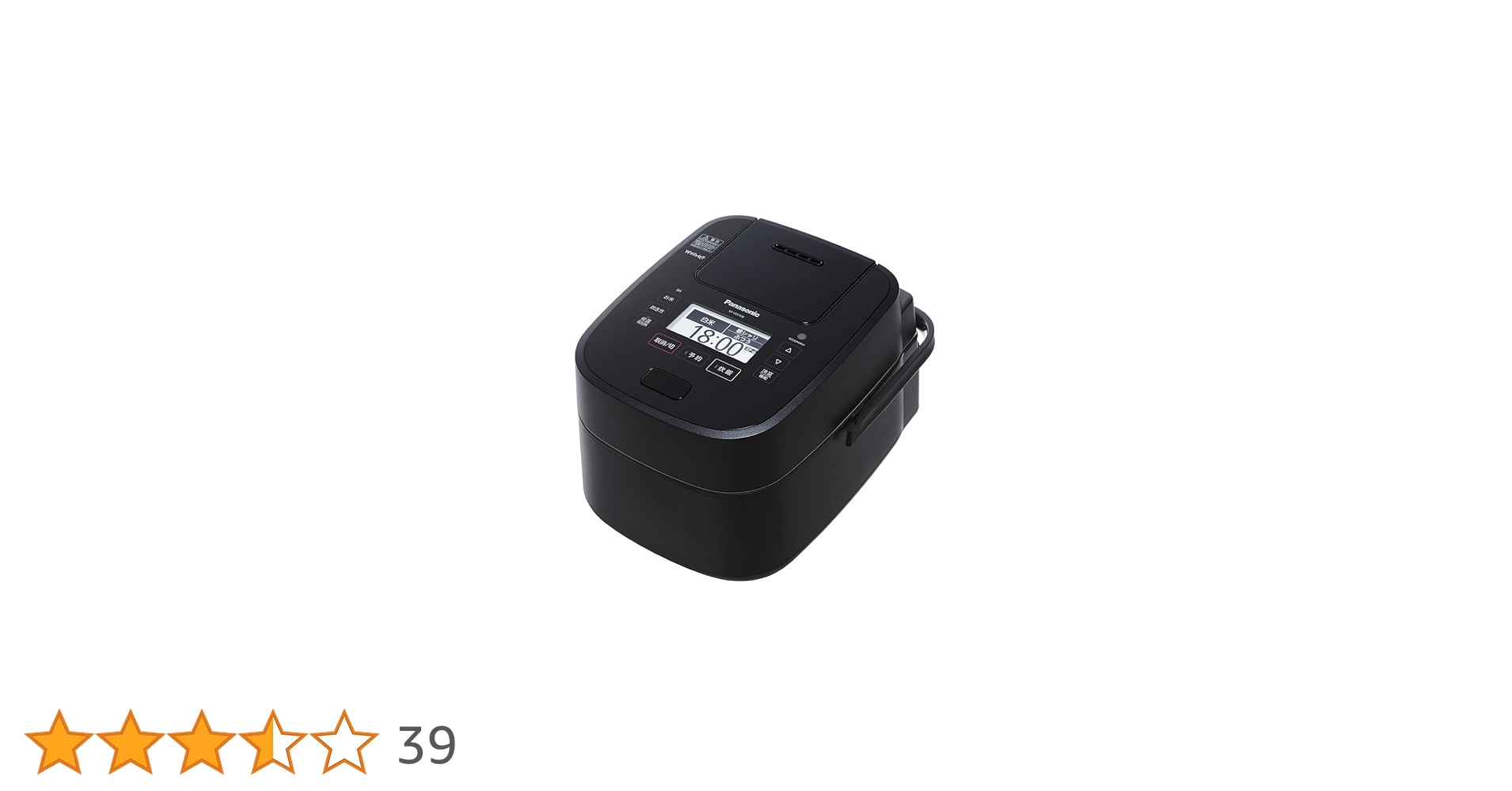 Panasonic SR-VSX188-K 炊飯器 黒 Amazon | パナソニック 炊飯器 1升 スチーム&可変圧力IH式 W