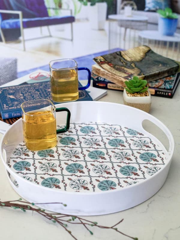 Goodhomes Melamine Round Serving Tray MT-243 (B0BSFQBG4H) Amazon Price History, Amazon Price Tracker