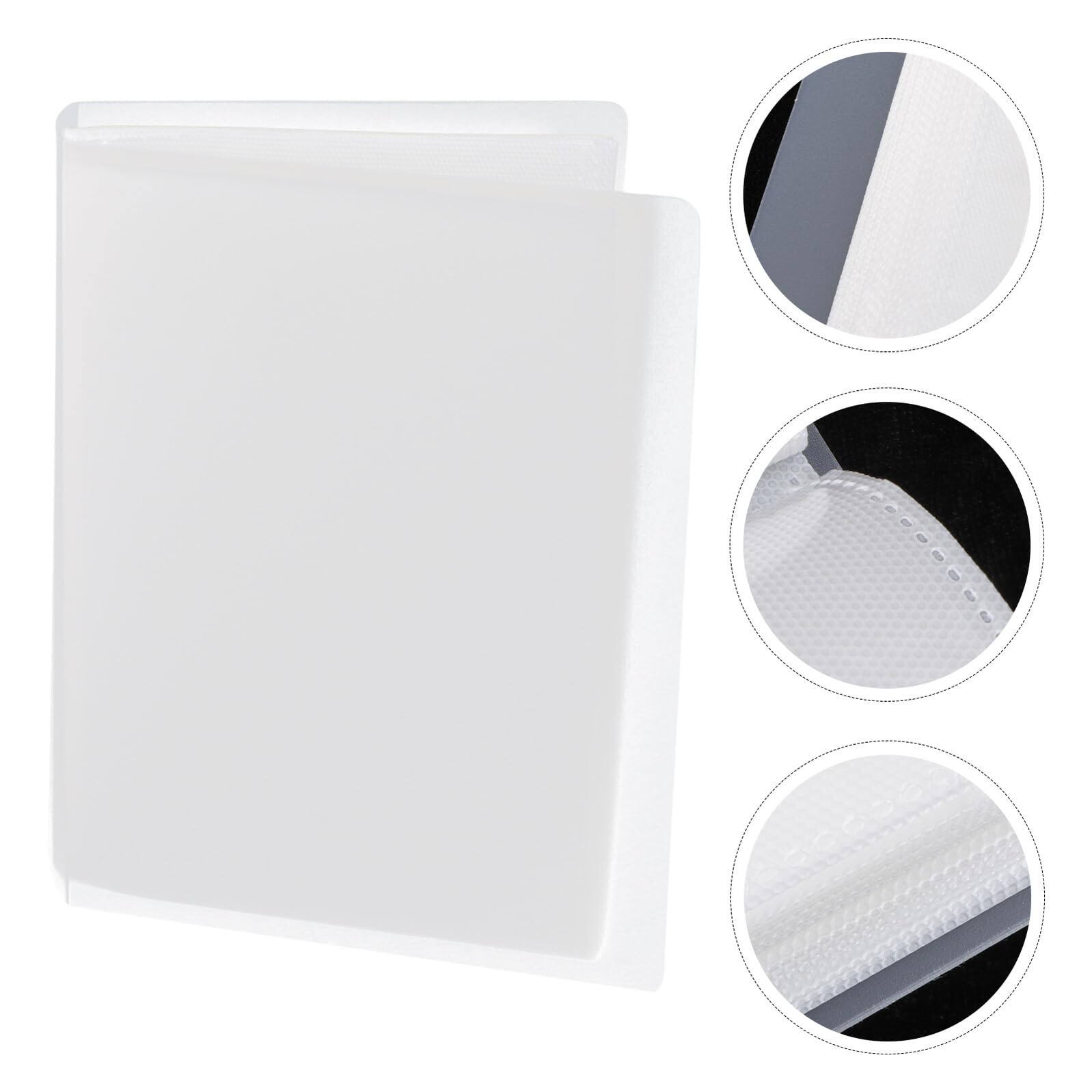 Álbum de Fotos de 2 Piezas Fundas de Pp Mate para 100 Fotos de 6 Pulgadas, Adecuado para Estudiantes y Eventos como Bodas