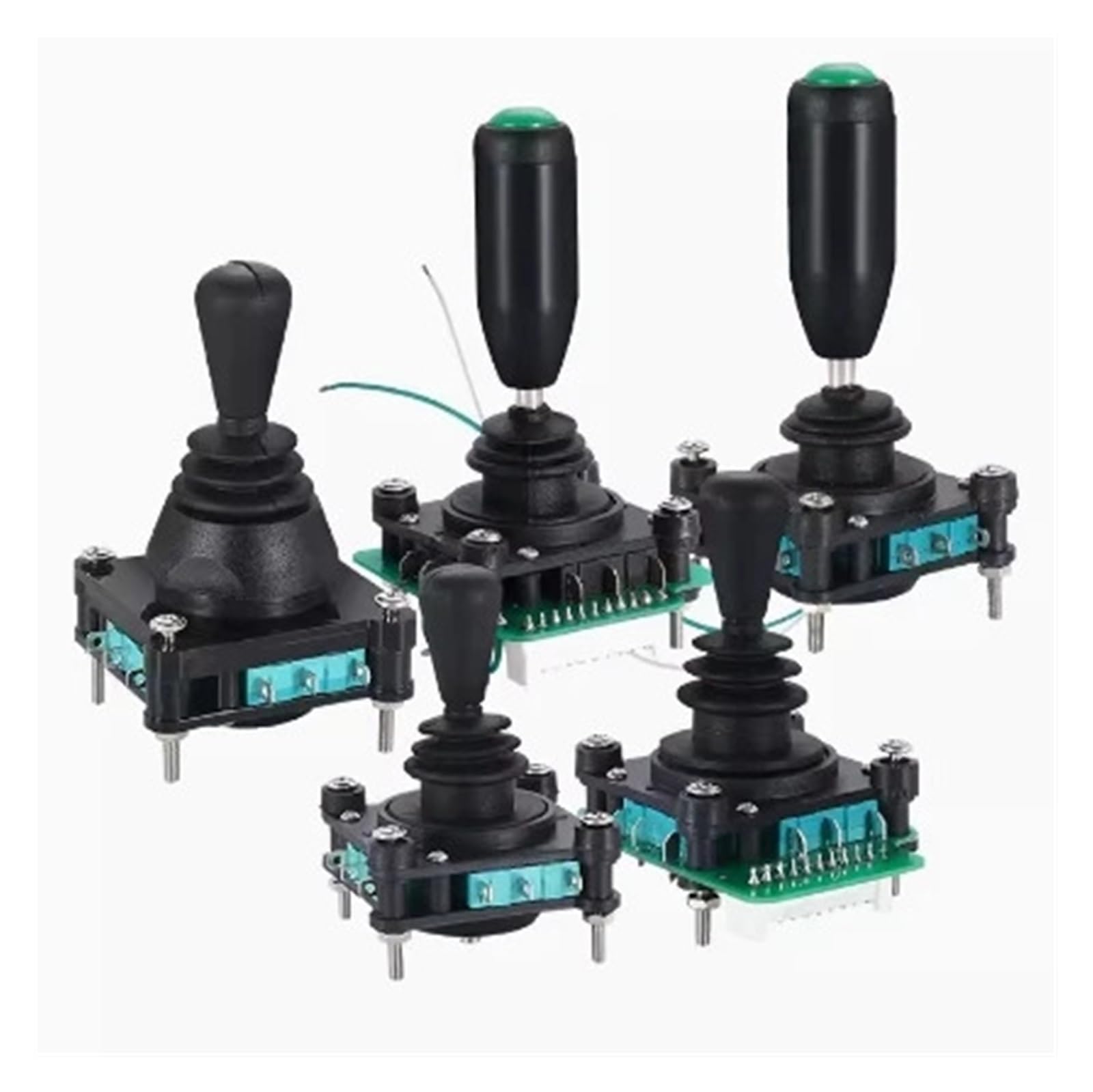 Red Opening SCV4/CV4A Joystick Switch Standard CV4-YQ-04R2G Four-Way bidirectional 8-Way Self resetting (HKF-CV4A-YQ-04R2G,One Size)