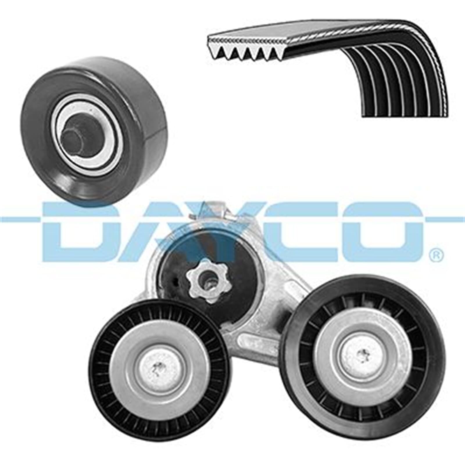 DAYCO Jeu de courroies trapézoïdales à nervures KPV724