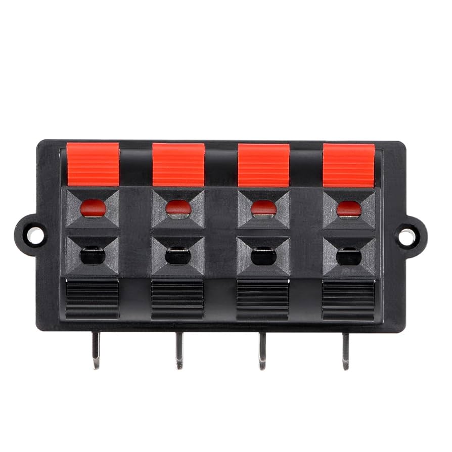 uxcell スプリング式端子 uxcell スプリング式端子 スプリングプッシュ式 ケーブル接続