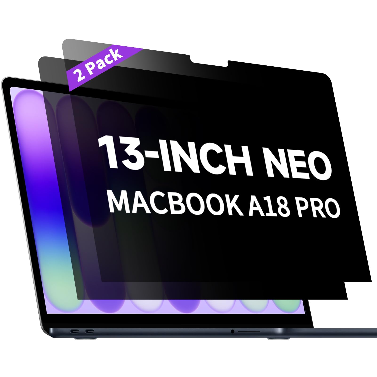 Amazon.com: ANTOGOO V 2-Pack Privacy Screen Protector for MacBook