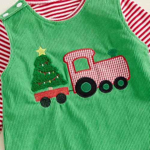 Image of Bay Boy Easter Outfit Newborn Striped Bodysuit Bunny Carrot Overalls Pants Set Infnat Cute Spring Summer Clothes