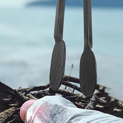 Miniatura 2 de Herramientas de limpieza Pinzas de tijera largas Pinzas de cangrejo Pinzas de agarre Herramienta de acero inoxidable Pinza de cocina Pinza de clip