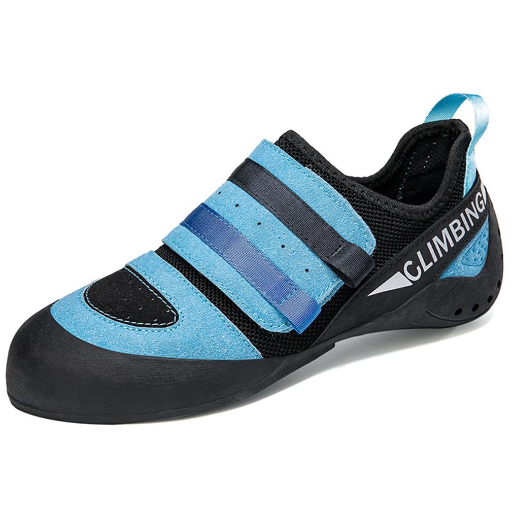Uomo Scarpe da Arrampicata Gomma Antiscivolo Scarpe Arrampicata Leggere Traspirante Comode per Principianti