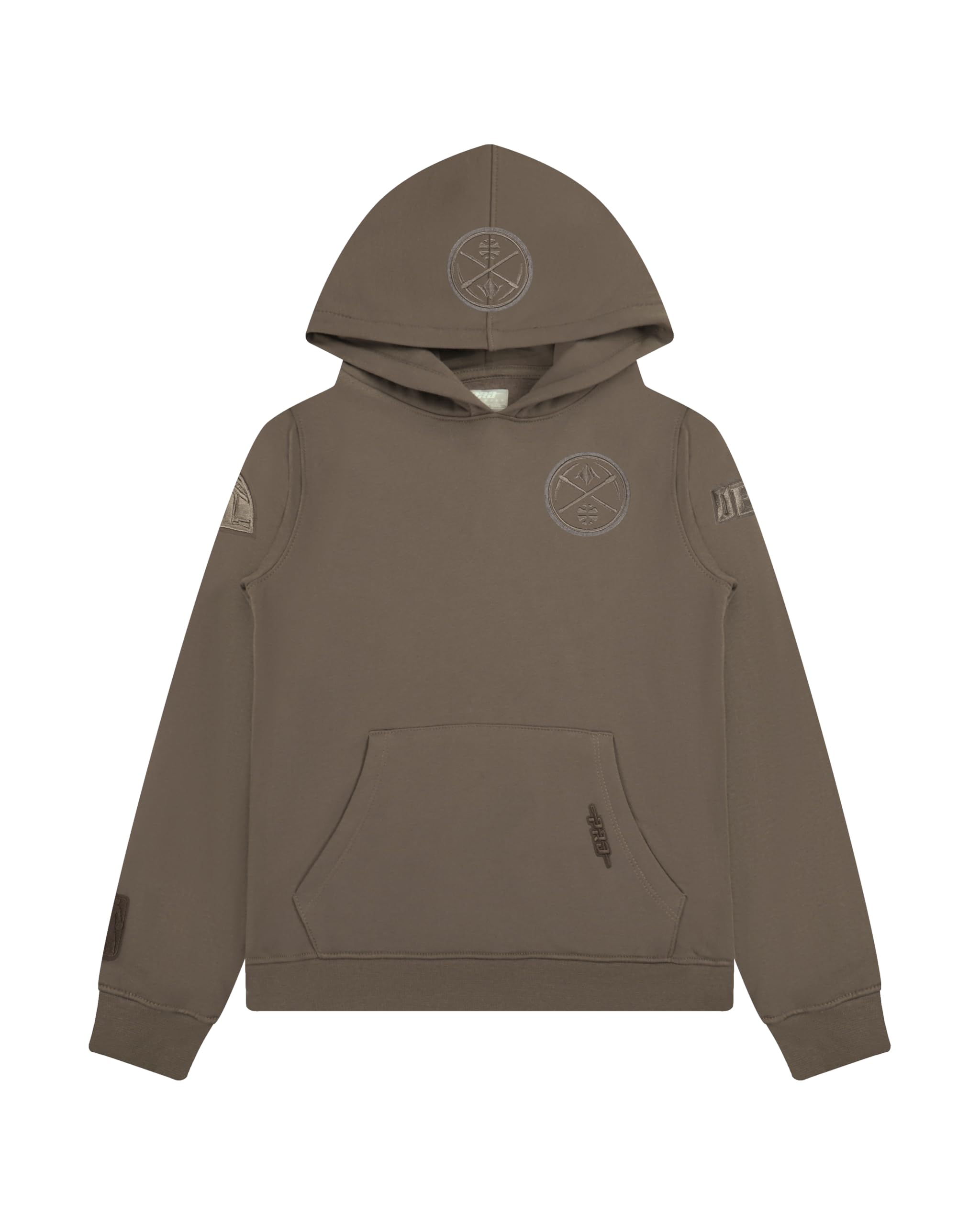Pro Standard Boy's NBA Neutral Bb Fleece Po Hoodie Hooded Sweatshirt, Dark Taupe, S โ image 1