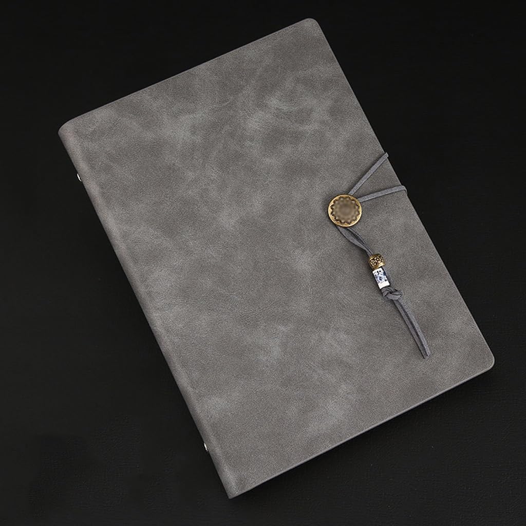 CXBDDF Leder-Schreibwaren-Notizbuch, Hausaufgaben-Tagebuch, Büro, Taschenbuch, A5-Notizbuch