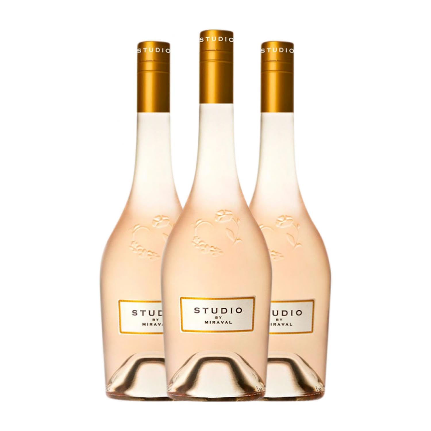 Château Miraval Studio by Miraval Rosé Côtes de Provence 75 cl Vino rosado (Caja de 3 Botellas de 75 cl)