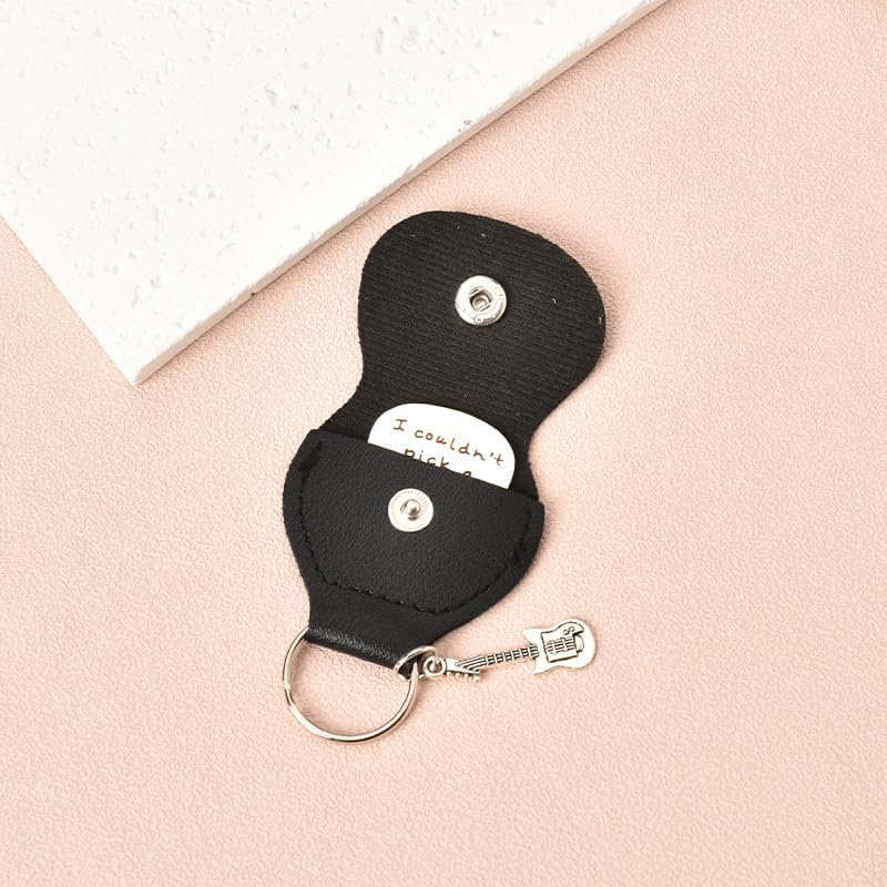 Miniatura 4 de Llavero de púa de guitarra, regalos para hombres, papá, abuelo, hijo, hermano, amigo, cumpleaños, aniversario, regalos de Navidad para marido, novio