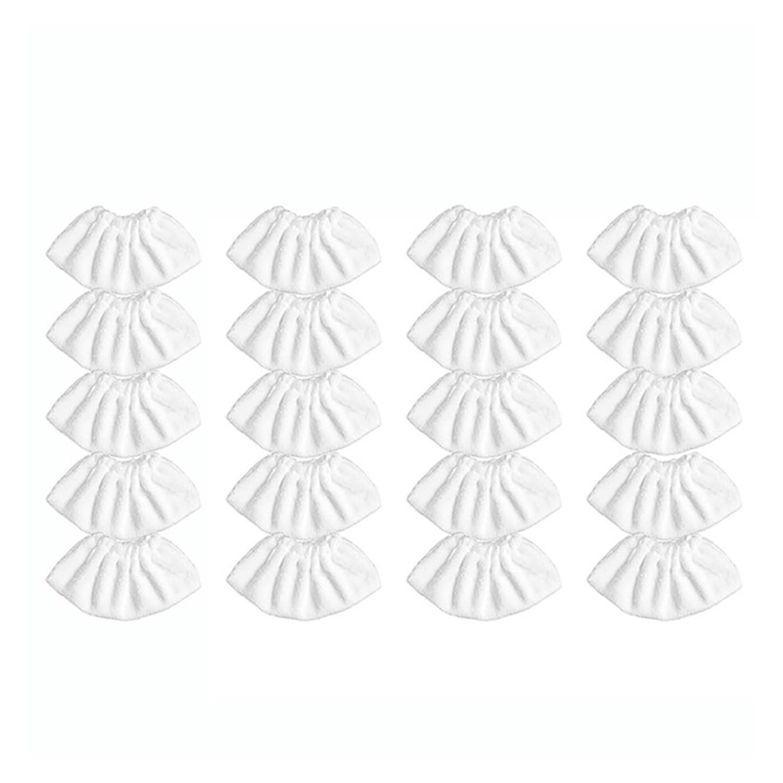 Lipski Staubsauger Ersatz Mopp Kopf Tuch Kompatibel for Karcher Easyfix SC2 SC3 SC4 SC5 Geschirrtuch Mikrofaser Mop Set Dampf Reiniger (Color : 20pcs)