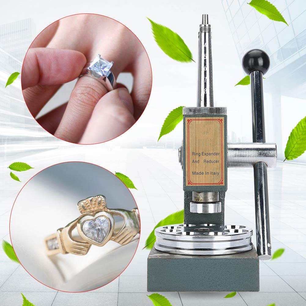 yiMANtrading Herramienta de ajuste de tamaño con varilla doble, reductor y ampliador para anillos, ideal para uso doméstico y ahorro de dinero