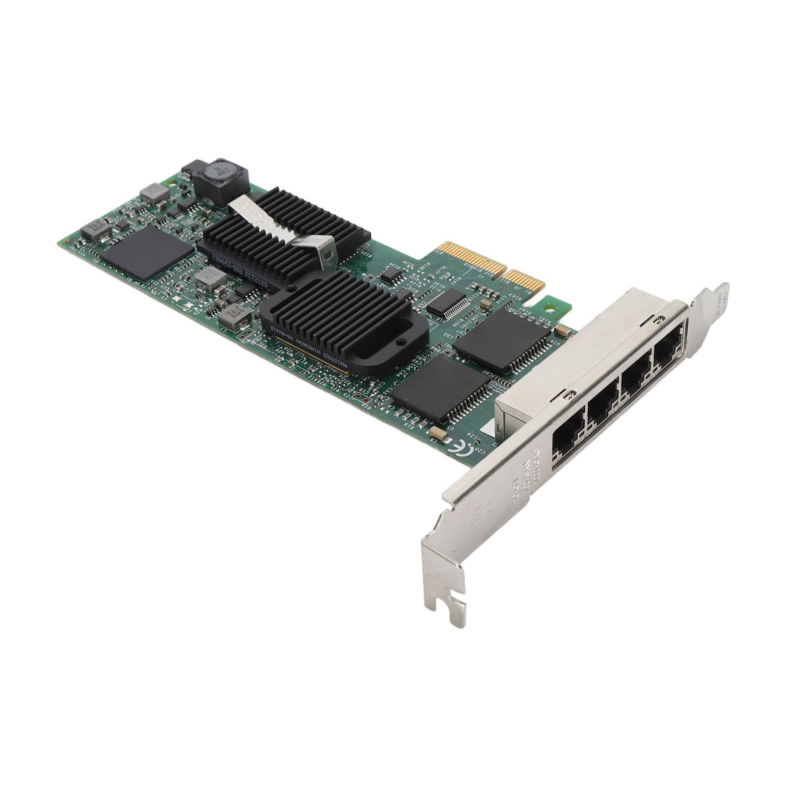 Scheda di Rete Gigabit PCIe Ad Alte Prestazioni con 4 Porte RJ45, velocità Adattiva per PC Server e Desktop, Materiale PCB