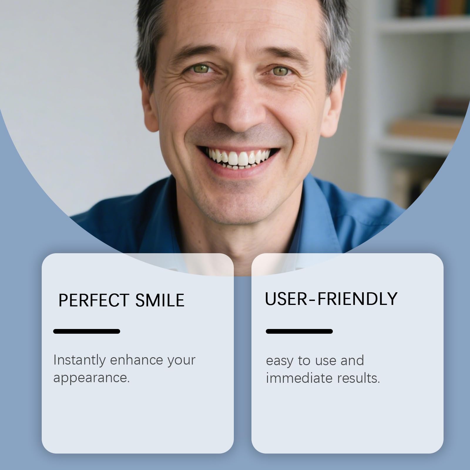 Dentaduras postizas,Prótesis dentales completas funcionales adaptables y a medida,Juego avanzado de prótesis dentales completas personalizadas, Prótesis dentales de silicona para boca (3 juego)