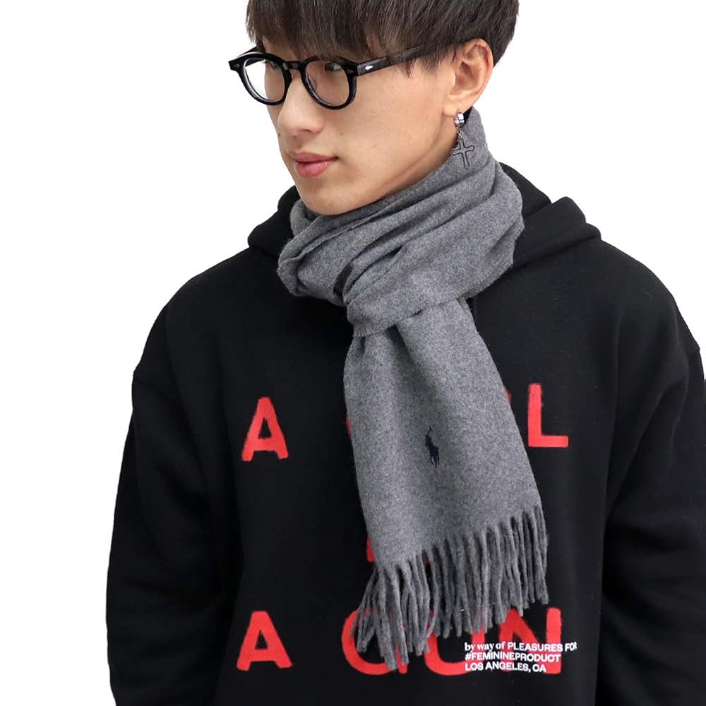Amazon | ポロ ラルフローレン PC0476 MUFFLER マフラー