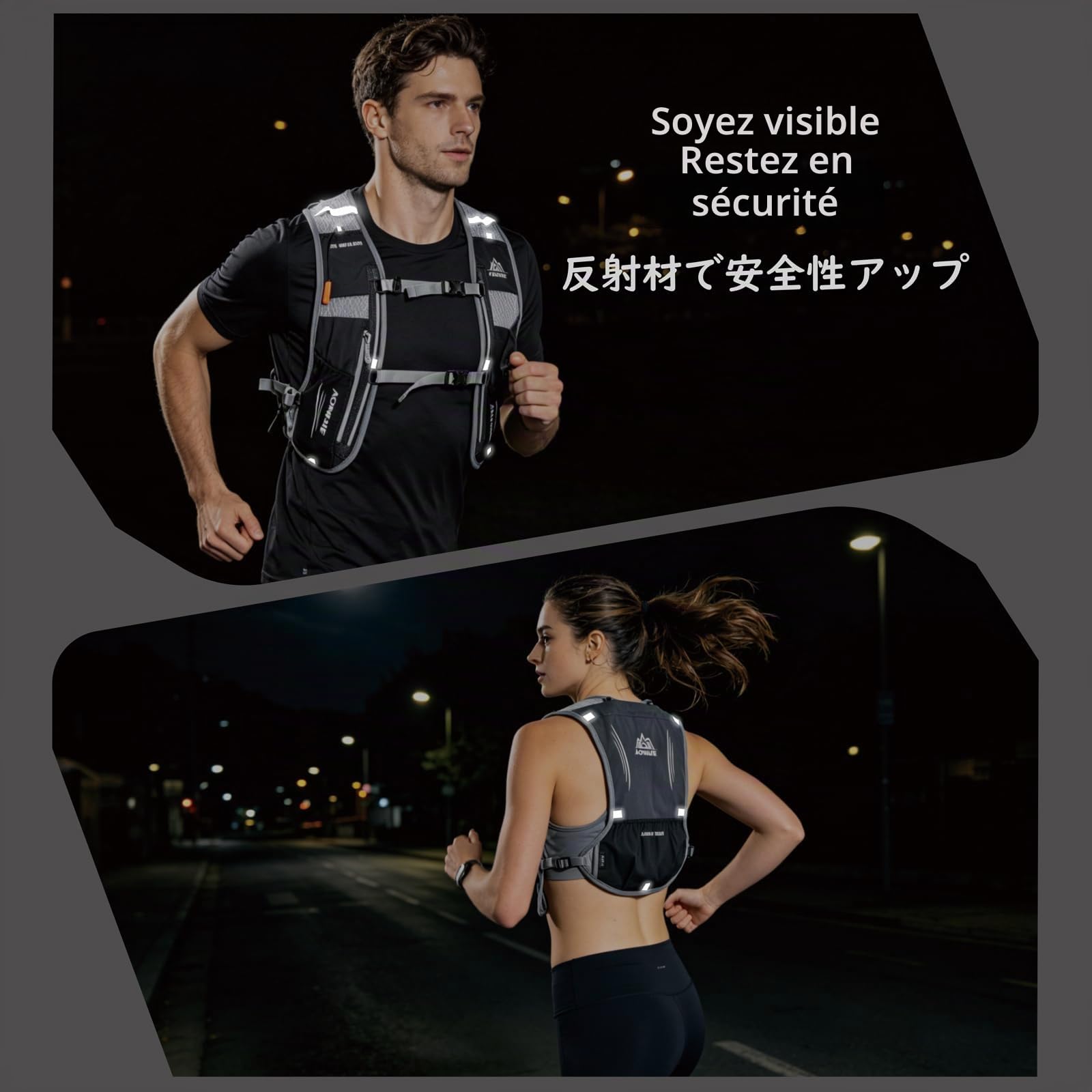 TRIWONDER Gilet Trail 5L Sac à Dos Hydratation Running pour Homme Femme Course à Pied Marathon Randonnée Cyclisme