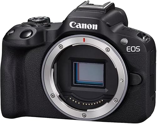Miniatura 3 de Canon EOS R50 - Cuerpo de cámara sin espejo APS-C con lente intercambiable, color negro 5811C002. Incluye estuche Deco Gear para fotografía + 2