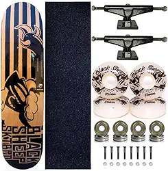 Black Sheep, Skate Completo Shape Marfim Black Sheep 8.0 Wood Sheeps