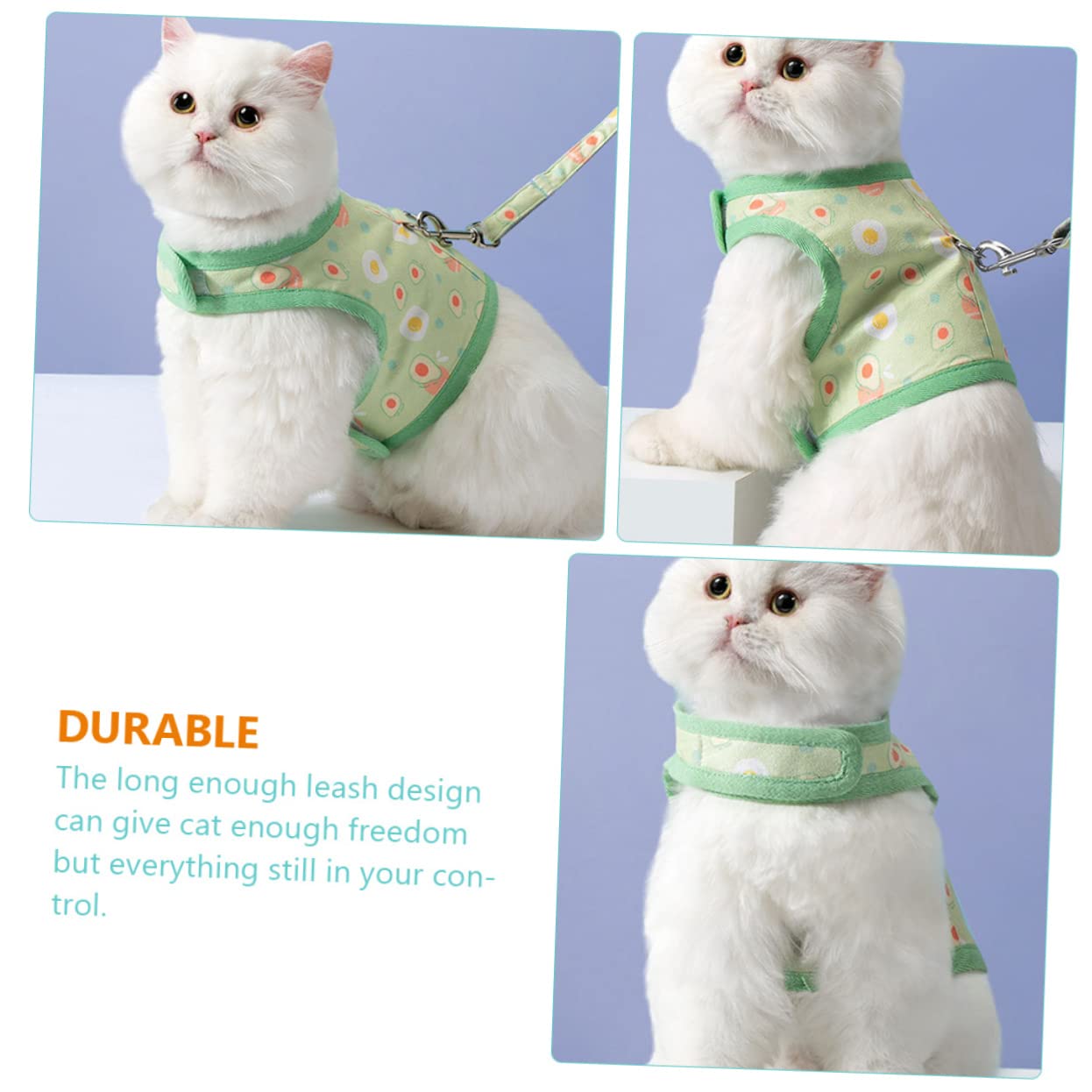 POPETPOP 4juegos Arnés De para Gatos con Chaleco Transpirable con Estampado De para Paseos De Pequeñas