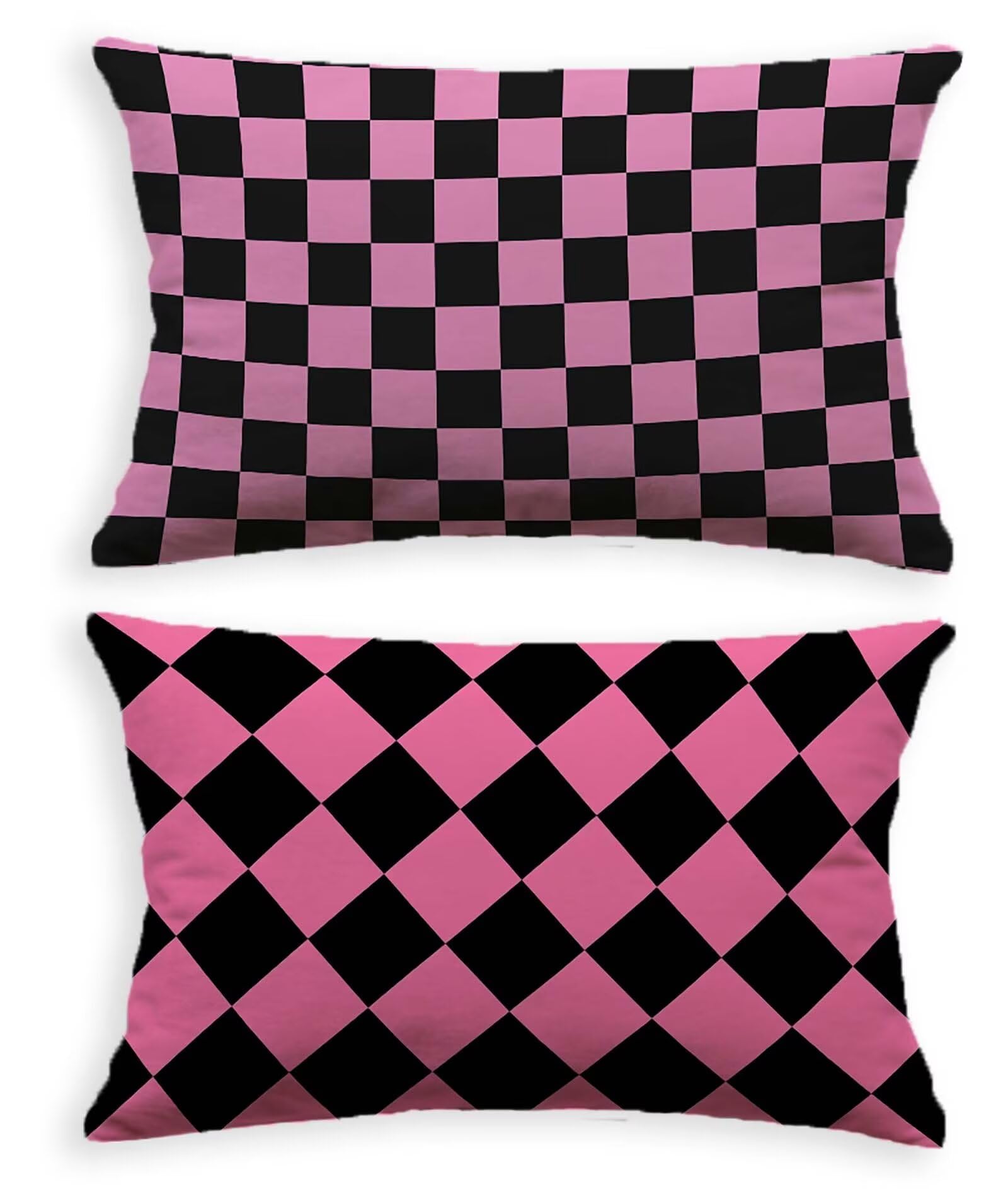 Housse de coussin rose 60x90 pour une atmosphère douce et zen