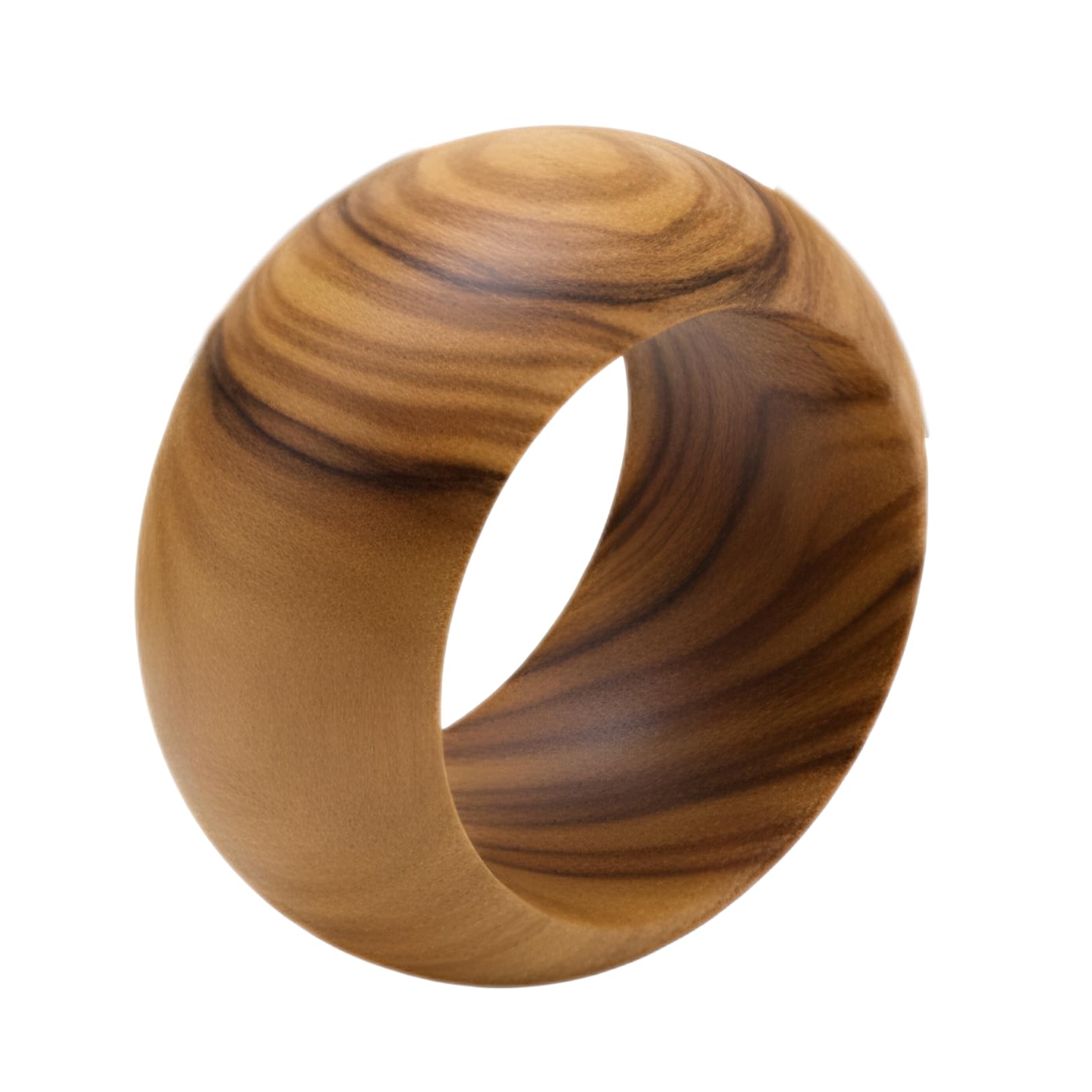 Bethlehem Olivenholz Serviette Ringe – Set von 8 (Ring ist 4,6 cm im Durchmesser und 2,3 cm hoch)