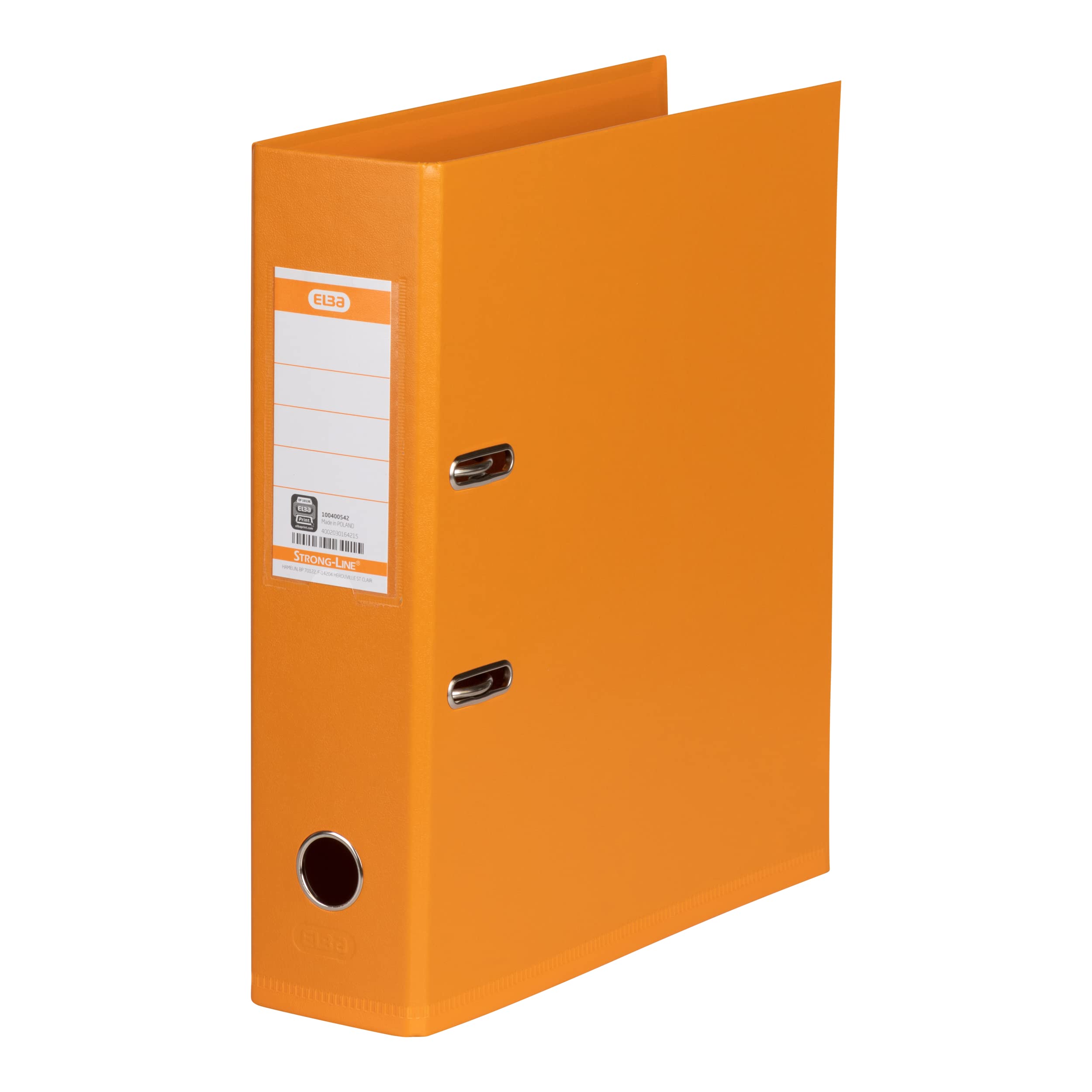 Elba Folder "Strong-Line", A4, 8 cm, PP a4 Orange