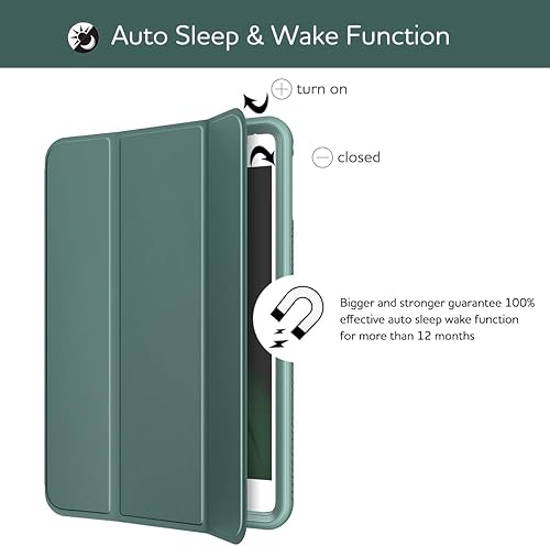 Miniatura 7 de SURITCH Funda para iPad Mini 4iPad Mini 5, Protector de pantalla integrado Soporte para lápiz Funda protectora de cuerpo completo con función de