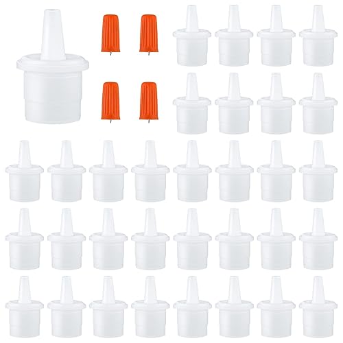 Kit de 44 piezas de pegamento para pestañas, kit de tapas de pegamento para pestañas, puntas de boquilla, tapones para botellas, puntas de boca,