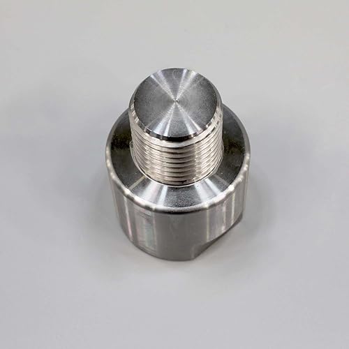 Miniatura 9 de Hurricane Turning Tools, Adaptador de husillo para torno de madera, 1.25 "x 8 TPI externo a 1" x 8 TPI interno