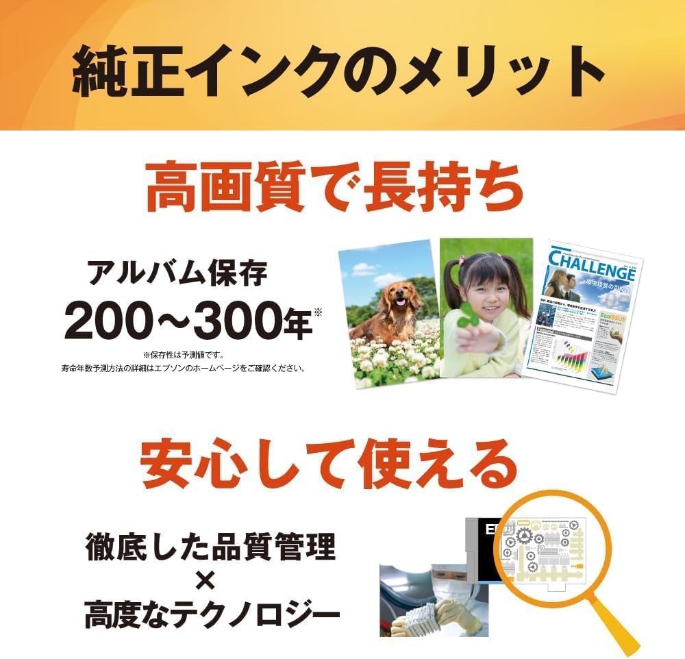 エプソン製 純正 インクボトル ケンダマ・タケトンボ KETA-5CL 5色パック 使い切りサイズ - 3